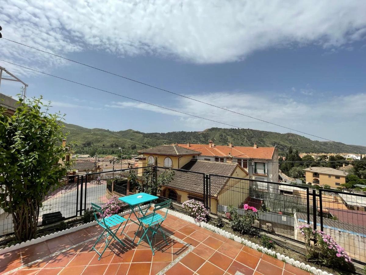 Casa Rural Vistablanca En Una Sola Planta Con Bonitas Vistas Y Piscina - Junto A La Capital Y La Alhambra Cenes De La Vega Exterior foto